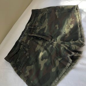 American Eagle Camo Print Shorts
